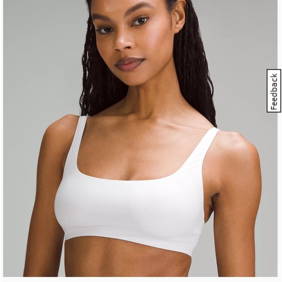 LULULEMON- Wundermost Ultra-Soft Nulu Scoop-Neck Bralette white
A-D Cups - Picture 1 of 5